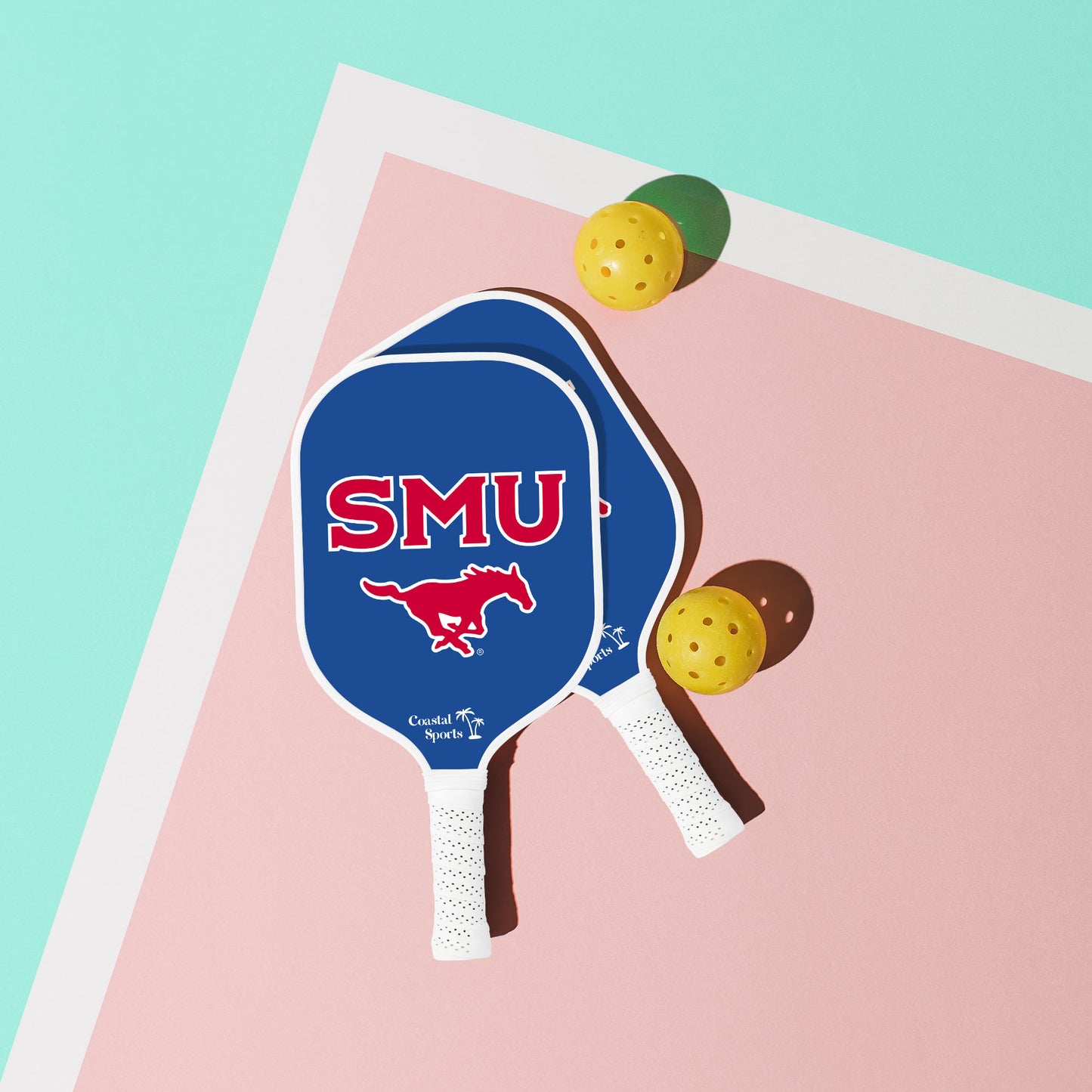 SMU Mustangs Pickleball Paddle
