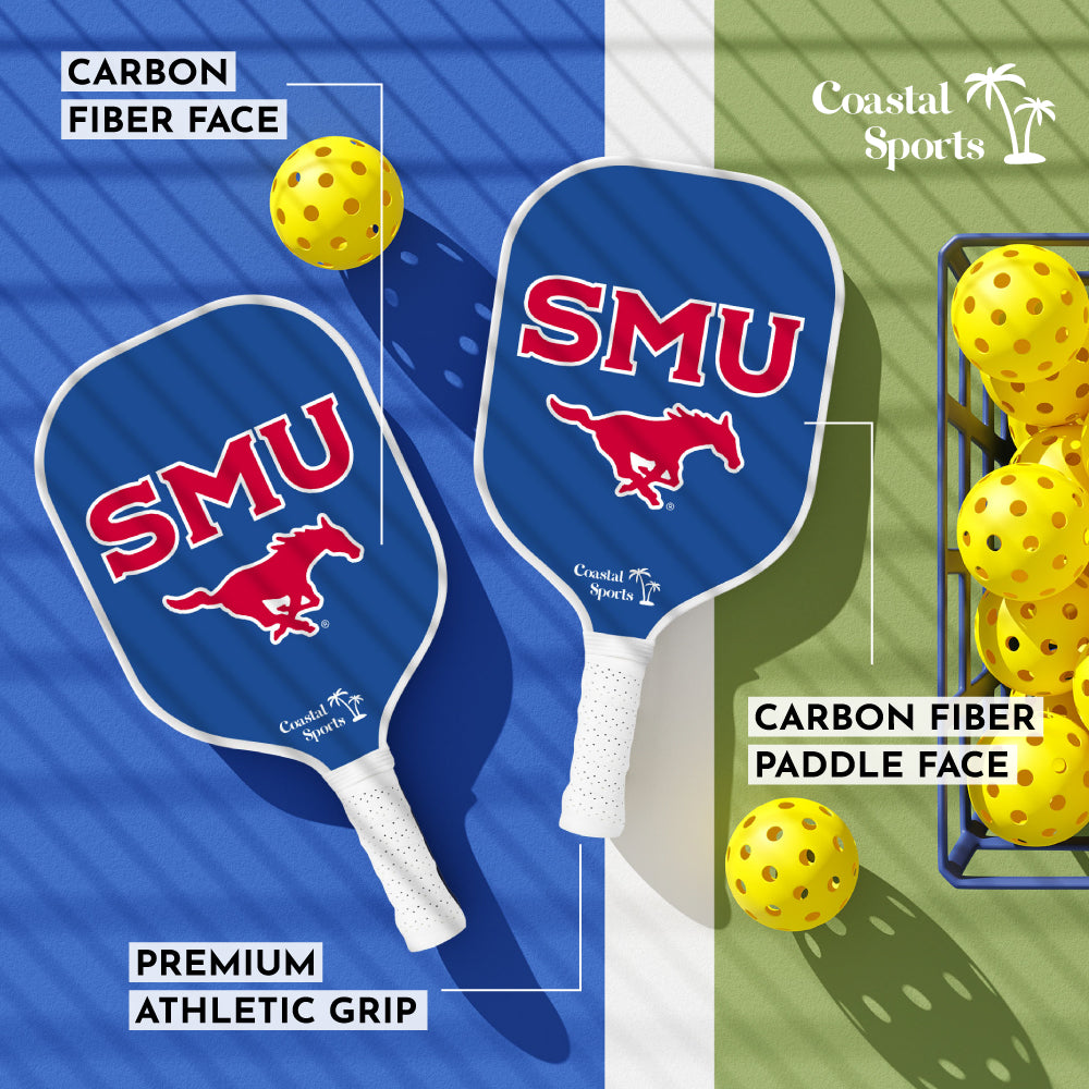SMU Mustangs Pickleball Paddle