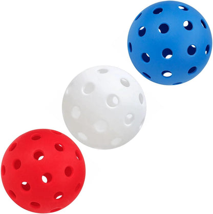 Coastal Sports Outdoor Pickleball 3-Pack | Premium Durable 40 Hole Pickleball for Outdoor Play